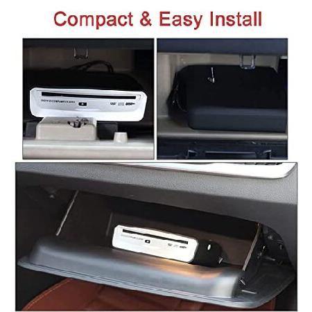 ポータブルカーCDプレーヤー | 外付けUSB車両CDプレーヤー 車