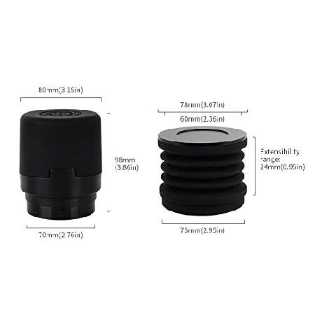 【並行輸入品】 watchget コーヒーグラインダー 1回分ホッパー Baratza Encoreコーヒーグラインダー シリコンベロー メンタル蓋付き | ブランド登録なし | 01