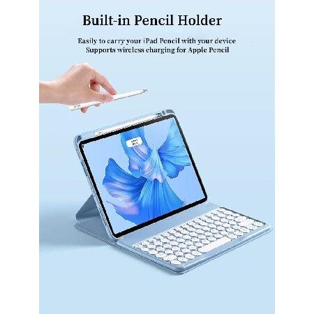 販売買蔵 AnMengXinLing 360° Rotatable iPad Air 5th/Air4th Gen Case with Keyboard and Mouse - Candy Round Keys - Detachable Keyboard Case with Mouse Set Pencil