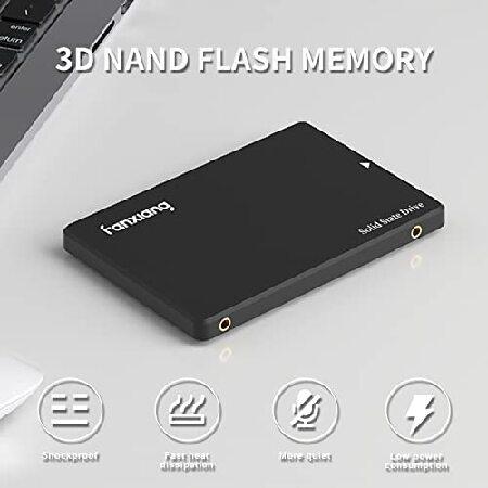 【並行輸入品】 fanxiang SSD 2TB 内蔵型 ソリッドステートドライブ SATA III 6Gb/s 2.5インチ 3D NAND SLCキャッシュ 最大550MB/秒