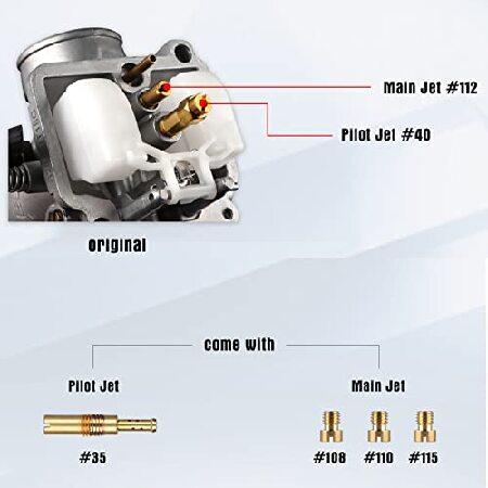 【並行輸入品】 NIBBI キャブレター PE28mm 48mmエアフィルター付き 200cc 250cc フランジ オートバイエンジン ダートバイク ピットバイク ATV 4輪車の画像