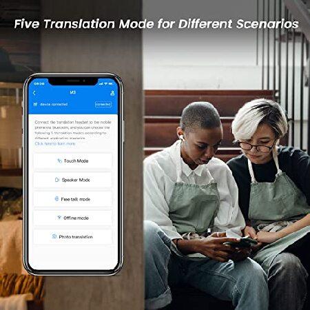 Wooask M3 翻訳機 イヤホン 音声翻訳 74言語 70アクセント クイックレスポンス 97%高精度 革新的なスライドデザイン 旅行 ビジネス 日常使用に最適(並行輸入品)｜olg｜04
