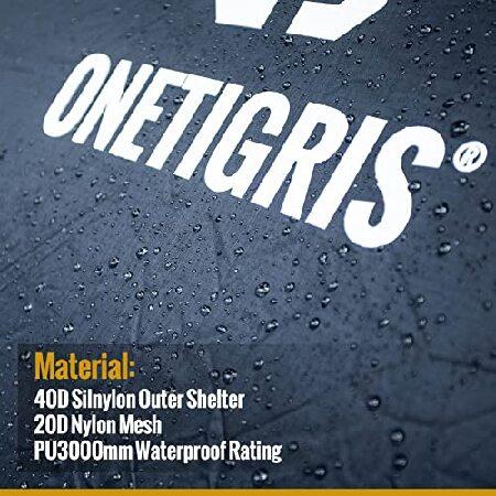 【並行輸入品】 OneTigris COMETA キャンプテント 取り外し可能なインナーメッシュテント＆ポータブルキャリーバッグ付き 簡単設営 防水防風トンネルテント_3