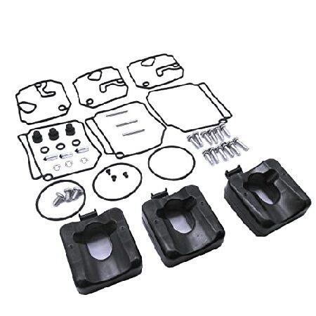 【並行輸入品】 ボートエンジン 3F3-87122-1 3F3-87122-0 3F3871220 3F3871220M 3F3871221 3F3871221M 炭水化物キャブレター リビルド修理キット 日産60HP 70HPの画像