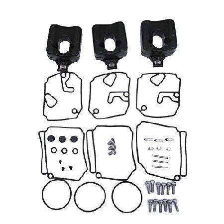 【並行輸入品】 ボートエンジン 3F3-87122-1 3F3-87122-0 3F3871220 3F3871220M 3F3871221 3F3871221M 炭水化物キャブレター リビルド修理キット 日産60HP 70HPの画像