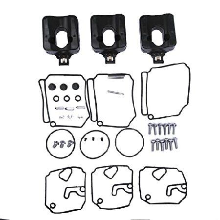 【並行輸入品】 ボートエンジン 3F3-87122-1 3F3-87122-0 3F3871220 3F3871220M 3F3871221 3F3871221M 炭水化物キャブレター リビルド修理キット 日産60HP 70HPの画像