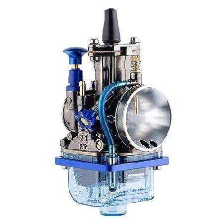 【並行輸入品】 PWK 21mm キャブレター ユニバーサル オートバイ パワー キャブレター 50cc~110cc エンジン レーシング ATVパーツ クワッド ダートバイク ゴーカ_4