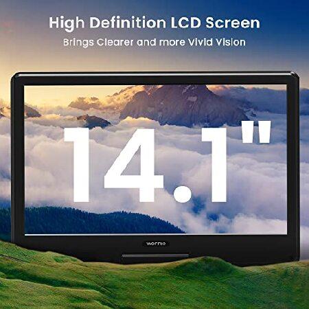 【並行輸入品】 WONNIE 16.5\" Portable DVD Player with 14.1\" Large HD Swivel Screen, 6 Hours Rechargeable Battery, High Clear Volume Speaker, Supportの画像