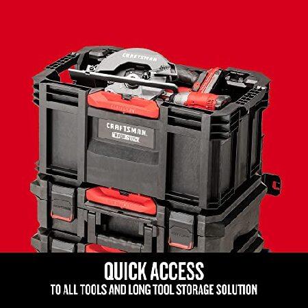 クリアランス特売 CRAFTSMAN Tradestack Crate， Tool Box， Tool Storage (CMST21409)