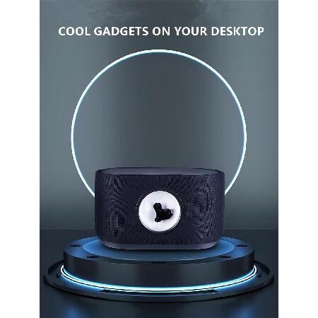 sovenomund Ferrofluid Speakers with Music Visualization - Bluetooth 5.1 Wireless Magnetic Fluid Speaker with 15W Wireless Charging Function Included with Wireless