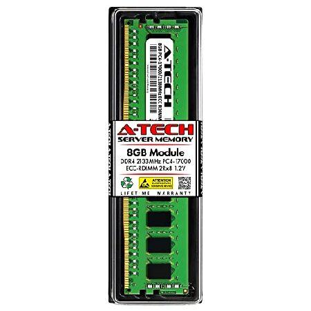 並行輸入品】 A-Tech 8GB DDR4 2133MHz PC4-17000 ECC RDIMM 2Rx8 1.2V