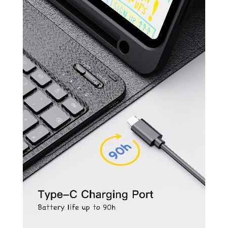 並行輸入品】 Inateck iPad キーボード ケース 第10世代 2022 10.9