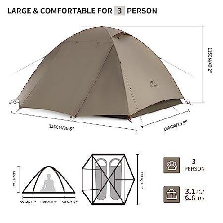 並行輸入品】 Naturehike(ネイチャーハイク) 2人用 3人用 キャンプ