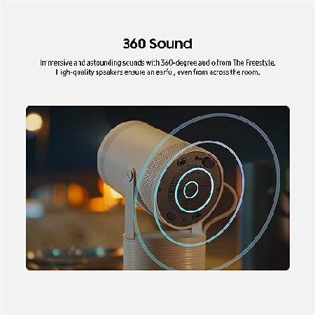 Samsung フリースタイルプロジェクター 第2世代 並行輸入品】 SAMSUNG 30-100 Inches The Freestyle 2nd Gen with