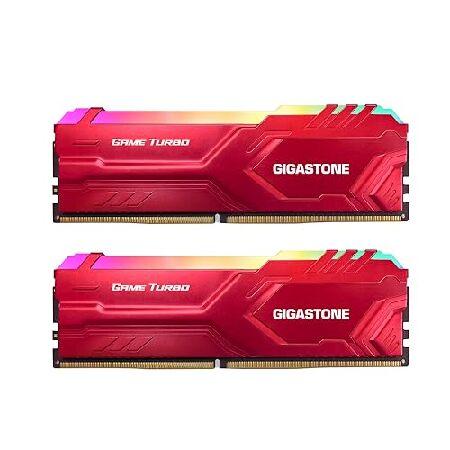 並行輸入品】 発光型 DDR4 GIGASTONE Game TURBO 16GBx2枚 (32GB Kit