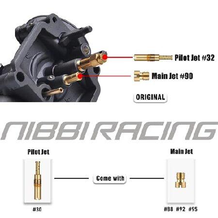【並行輸入品】 NIBBI PE17FL キャブレターキット PE17mm オートバイキャブレター 48mmエアフィルター付きの画像