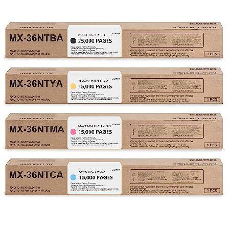 並行輸入品】 MX-36NT トナーカートリッジ (BK/C/M/Y 4個パック