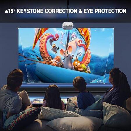 並行輸入品】 Mini Projector, VISSPL Full HD 1080P Video Portable