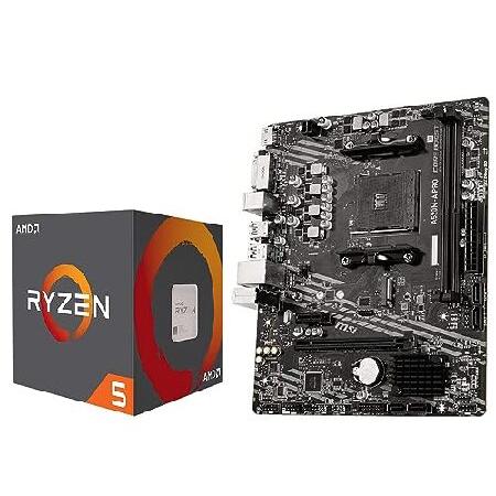 a520m a pro ryzen5 5500セット 国内正規品】 AMD Ryzen 5 5500 Wraith Spire Cooler CPU + MSI A520M