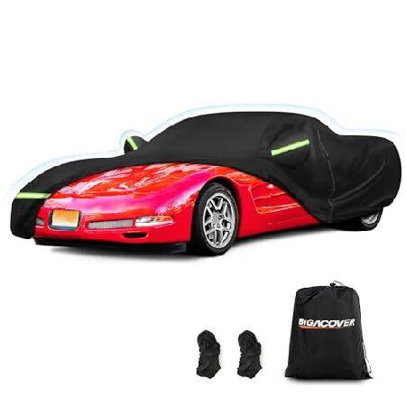 CarsCover Custom Fit C4 Corvette Cover (1983-1996) - Waterproof Leatherette, All-Weather Protection
