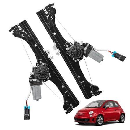 並行輸入品】 フロント右パワー+左パワーウィンドウレギュレーターと