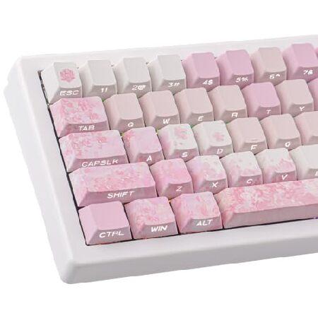 並行輸入品】 Tsungup キーキャップ 桜 タイダイ キーキャップ