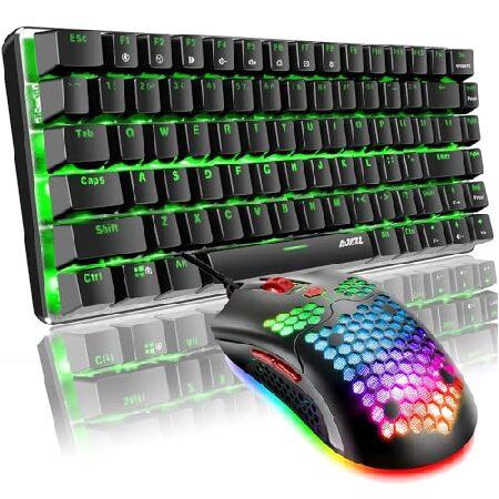 キーボード MelonBred MB-44 Green 並行輸入品】 ZIYOU LANG Gaming Keyboard and Mouse Pad,Wired