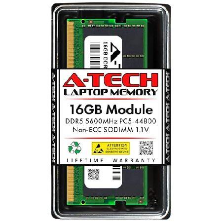 記憶 並行輸入品】 A-Tech 16GB DDR5 5600MHz PC5-44800 CL46 SODIMM 1.1V