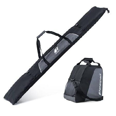 Tonesport スキーバッグとブーツバッグコンボ - 空の旅用スキー