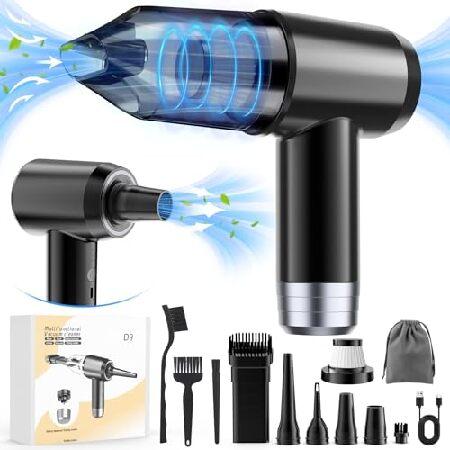 【並行輸入品】 Ehoyal Vacuum Cleaner Portable Cordless,12000Pa High Power Handheld Vacuum Strong Suction, Type-C 6 in 1 Mini Desk Vacuum for Keyboard | ブランド登録なし