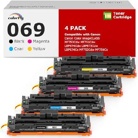 並行輸入品】 069トナーカートリッジセット MF753Cdw インク Canon 069