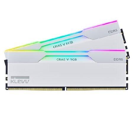 並行輸入品】 KLEVV CRAS V RGB DDR5 64GB (2x32GB) 6400MHz CL32 A