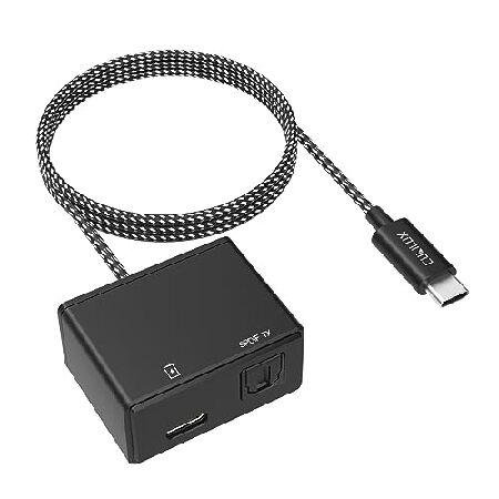 並行輸入品】 Cubilux USB C to SPDIF Adapter with PD Charging,USB