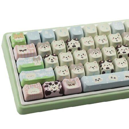 並行輸入品】 TYRIXKI PBT キーキャップ 134キー 子犬 かわいいキー