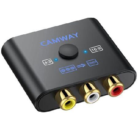 並行輸入品】 CAMWAY RCA to HDMI 変換 コンバーター 16:9/4:3変換 AV