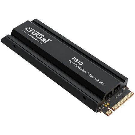 【並行輸入品】 Crucial P310 1TB PCIe Gen4 2280 NVMe M.2 SSD ヒートシンク付き 最大7100MB/秒 - アクロニスオファー付き 内蔵ソリッドステートドライブ (PC)