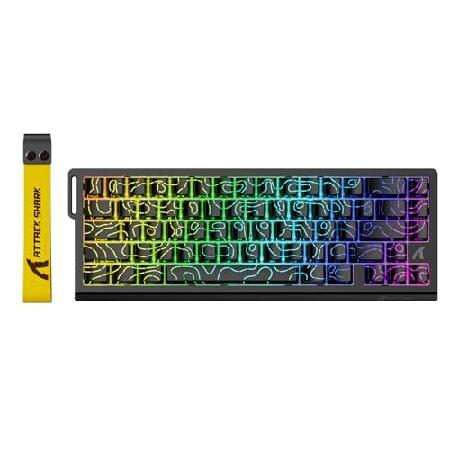 【全セット】Shake3不要機付き設定キードアキーあり 並行輸入品】 ATTACK SHARK (アタックシャーク) X68HE ラピッド