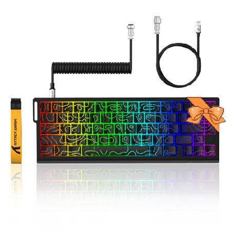 並行輸入品】 ATTACK SHARK X68 HE ゲーミングキーボード