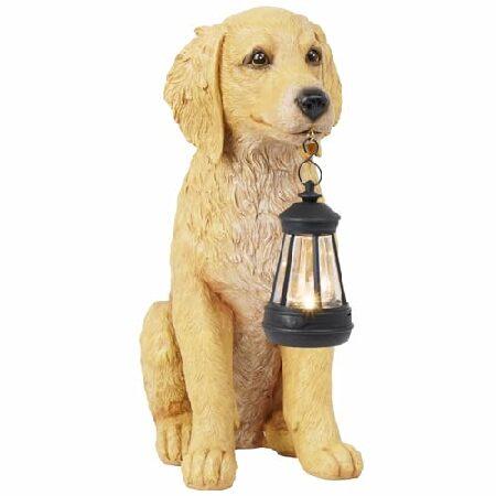 並行輸入品】 Cynkeyee ガーデンデコレーション 犬の像 屋外