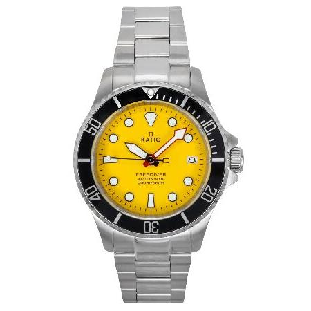 並行輸入品】 Ratio FreeDiver サファイアクリスタル ダイバーウォッチ
