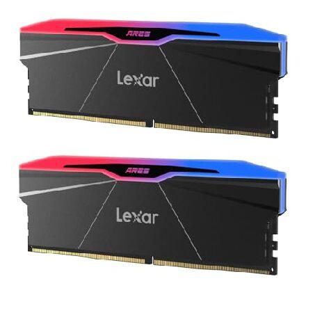 並行輸入品】 Lexar ARES Gen2 RGB DDR5 RAM 64GB キット (2x32GB 