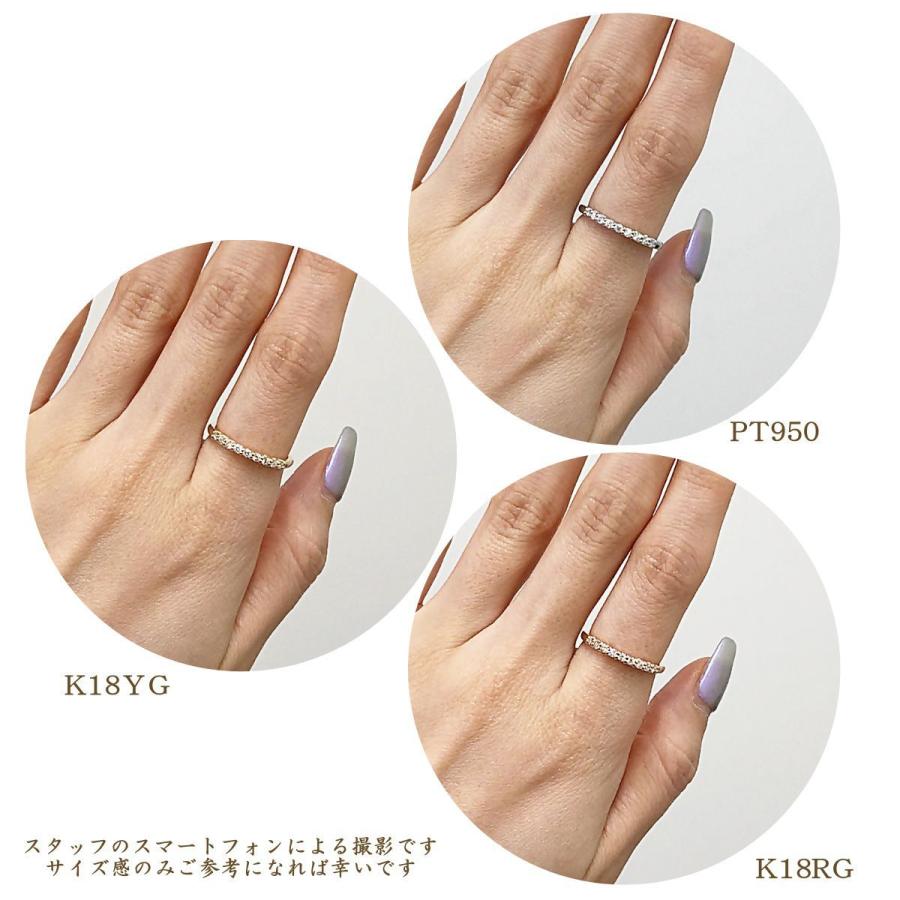 カナディアンダイヤモンド エタニティリング 2.2mm 計0.20ctUP [PT950/K18YG/K18RG] [品番:GH0248/型番:GH0248]の画像