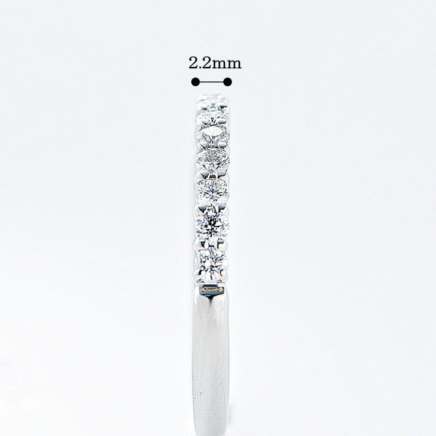 カナディアンダイヤモンド エタニティリング 2.2mm 計0.30ctUP [PT950/K18YG/K18RG] [品番:R-322/型番:GH0649]の画像