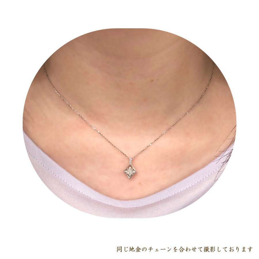 カナディアンダイヤモンド ペンダントヘッド 0.10ctUP & 計0.05ctUP [PT950] [品番:GH0480/型番:GH0480]の画像