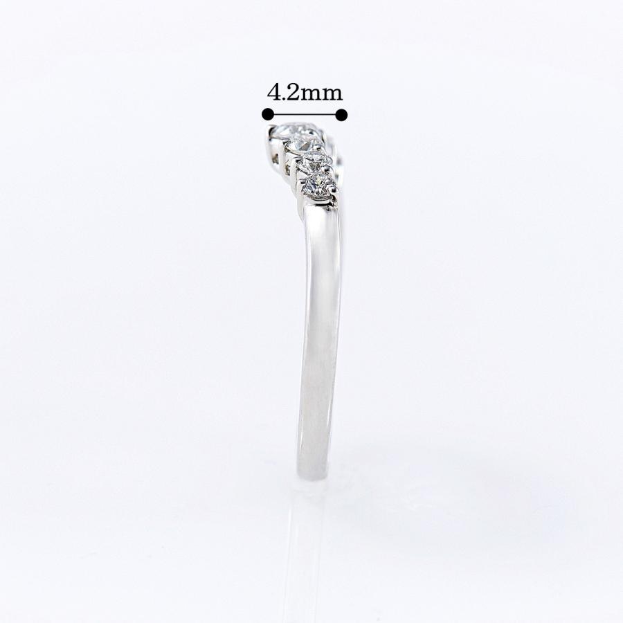 カナディアンダイヤモンド エタニティリング 4.2mm 計0.30ctUP [PT950] [品番:GH611553/型番:GH0086]の画像