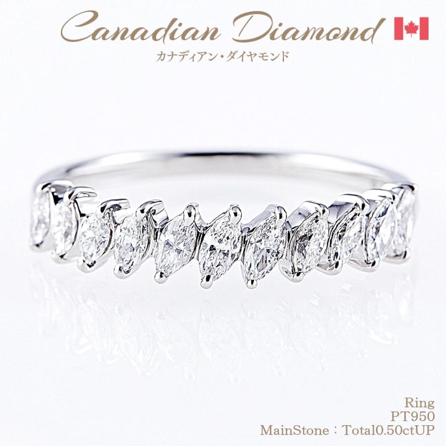 1/5迄:15%引クーポン!】カナディアンダイヤモンド エタニティリング