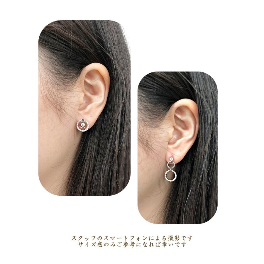 カナディアンダイヤモンド 2WAY ピアス 計0.15ctUP ×2 [PT950] [品番:GH677316p/型番:-]の画像
