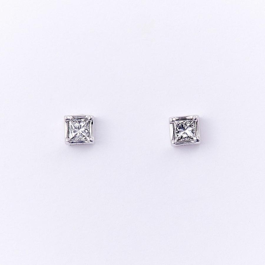 カナディアンダイヤモンド ピアス 0.05ctUP ×2 [K18WG/K18YG] [品番:CP-108/型番:CP-108]の画像