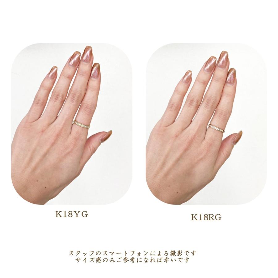 カナディアンダイヤモンド フルエタニティリング 2.8mm 計0.50ctUP [K18YG/K18RG] [品番:FE05/型番:AJ-PT-007]の画像