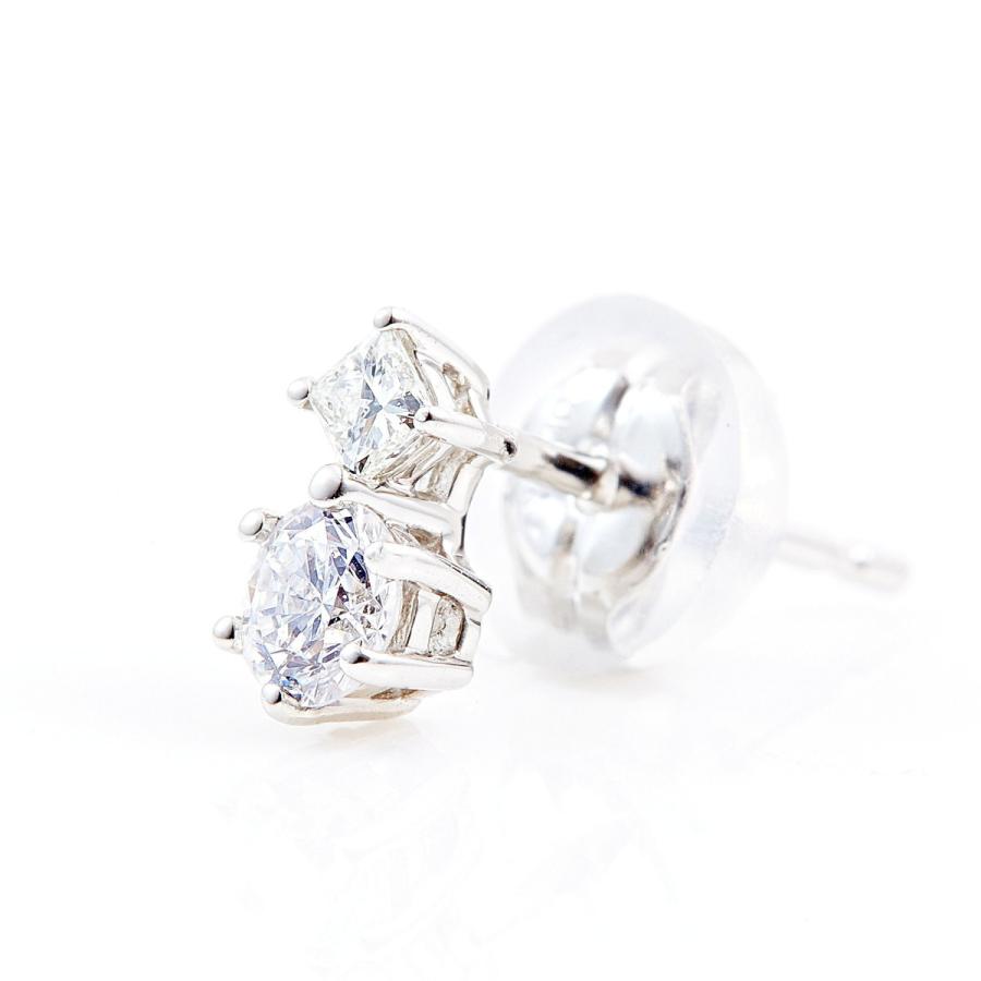 カナディアンダイヤモンド ピアス 計0.13ctUP ×2 [PT950/K18YG/K18RG] [品番:GHN-004P/型番:GHN-004P]の画像